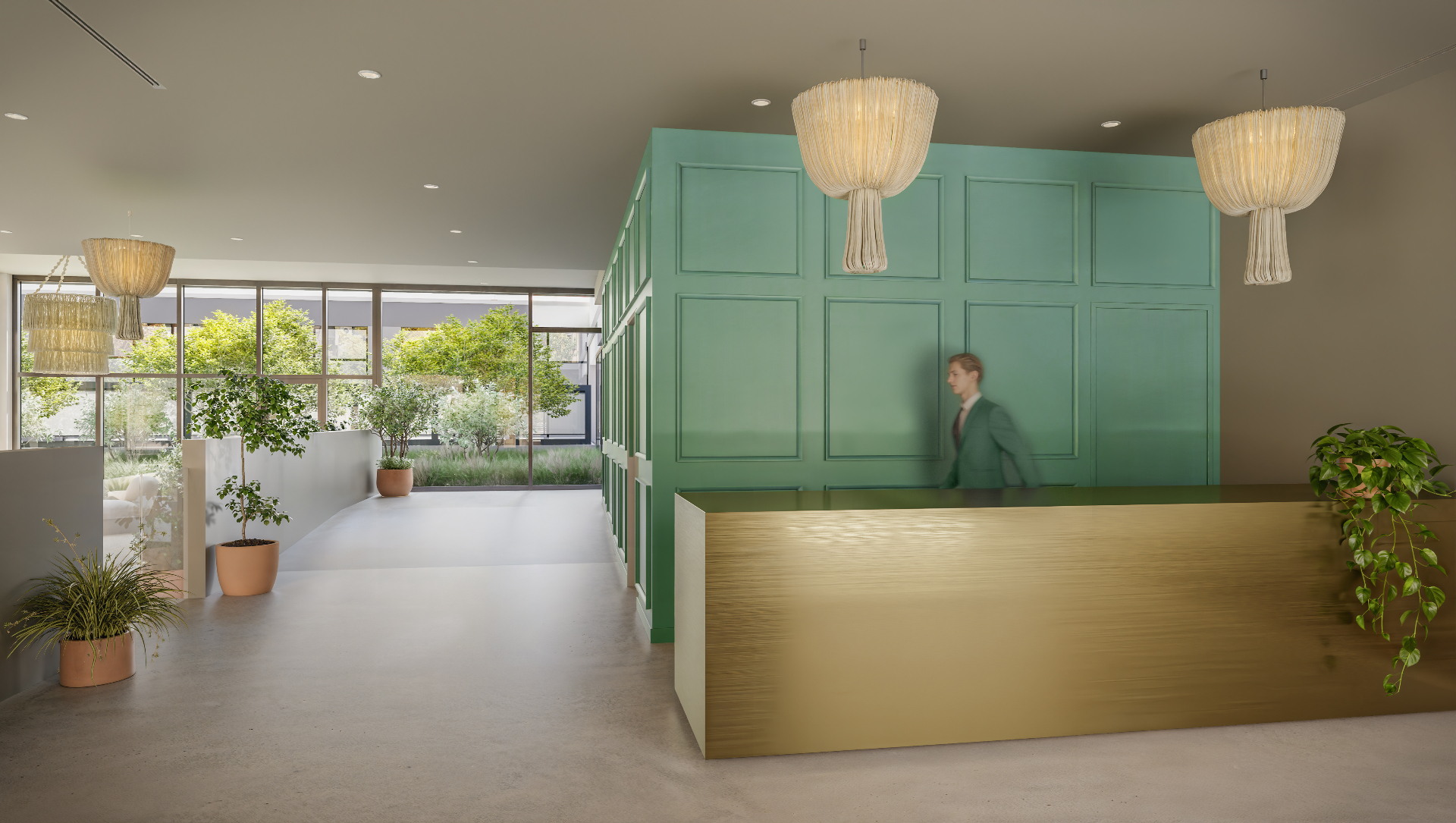 The lobby